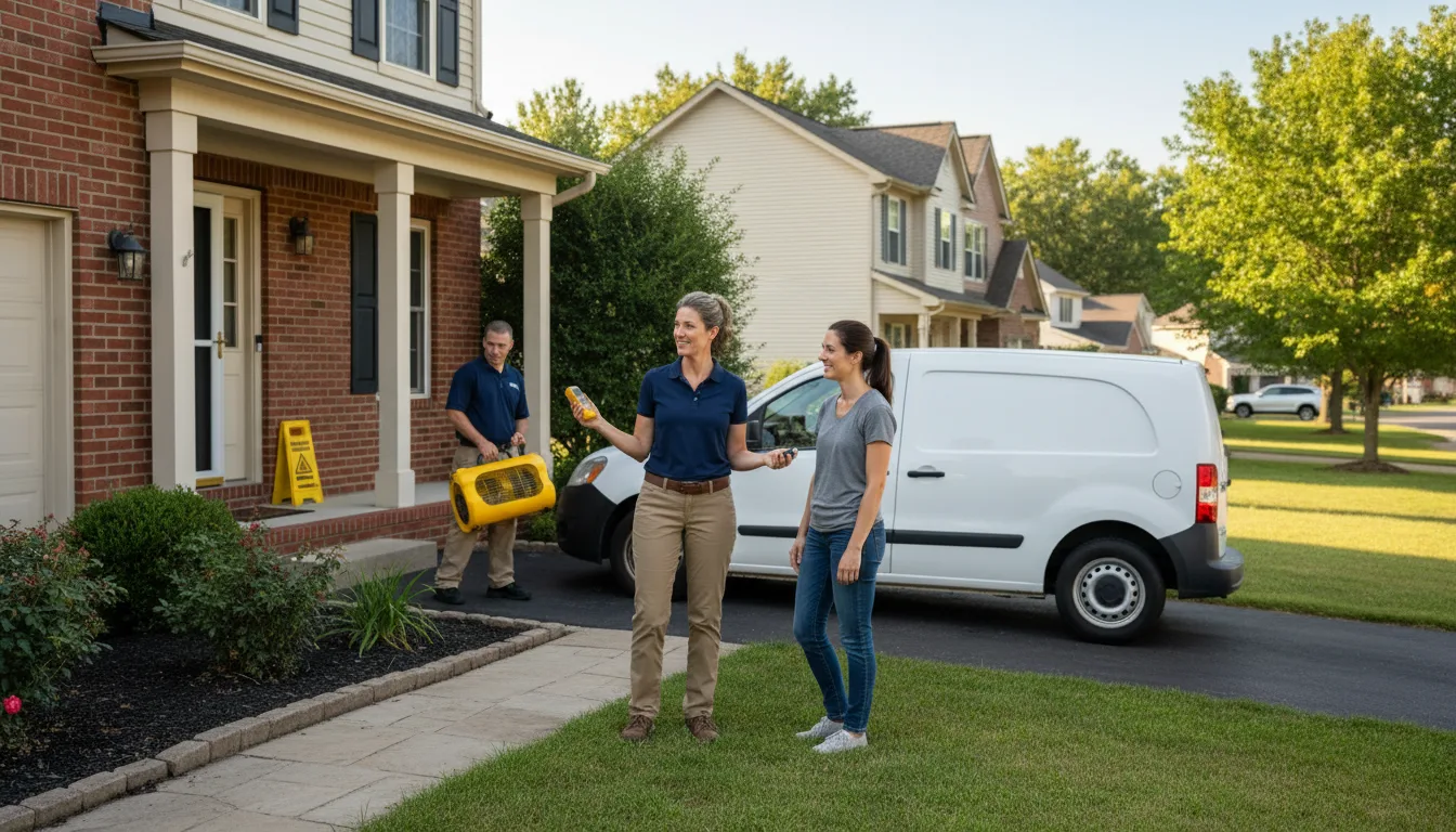 Water restoration image for Water Damage & Restoration Services in Warsaw, VA